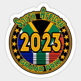 South African Grand Prix 2023 Sticker